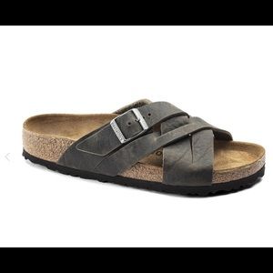 Birkenstock Lugano in faded khaki